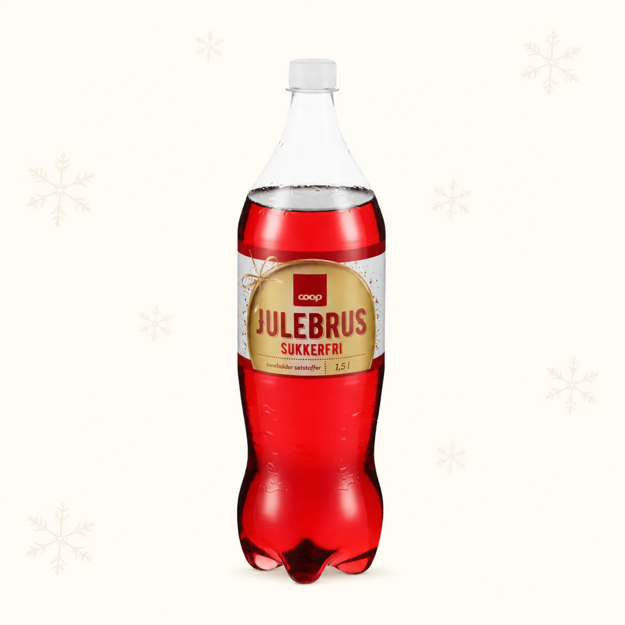 Coop Julebrus uten sukker (rød)