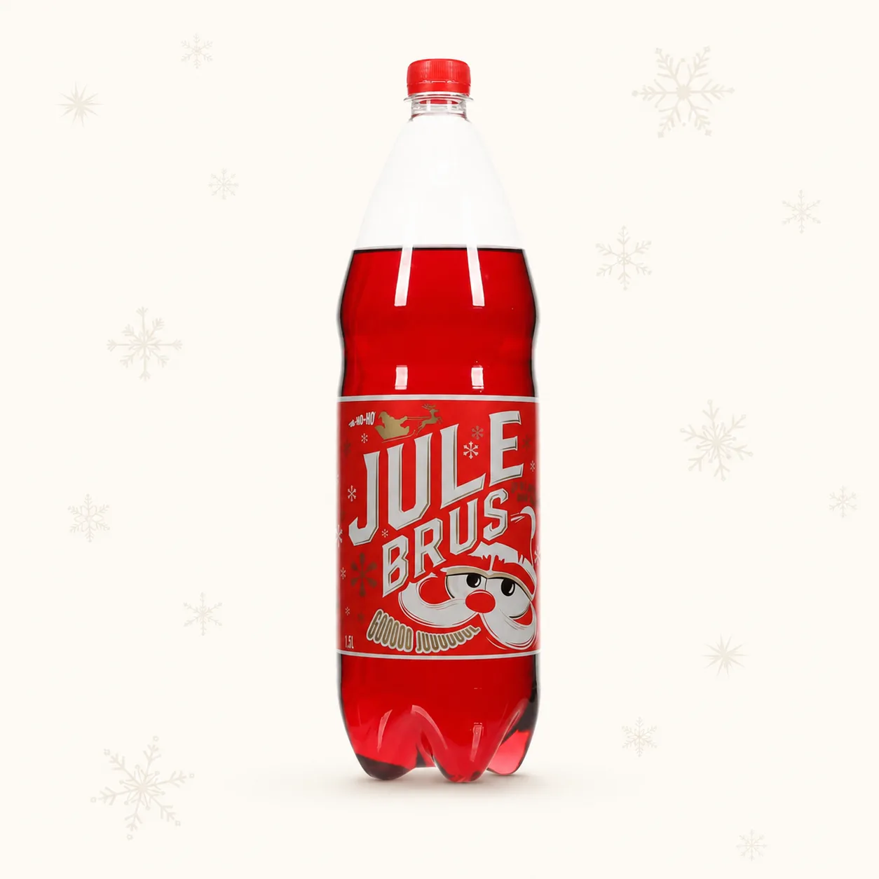 Unil Rød julebrus med sukker – Packers Brand